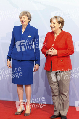 Begrüßung der G20-Gipfel Teilnehmer in Hamburg