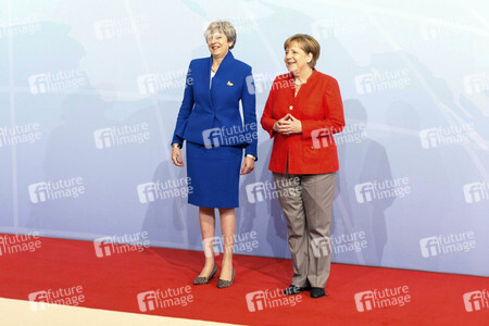 Begrüßung der G20-Gipfel Teilnehmer in Hamburg