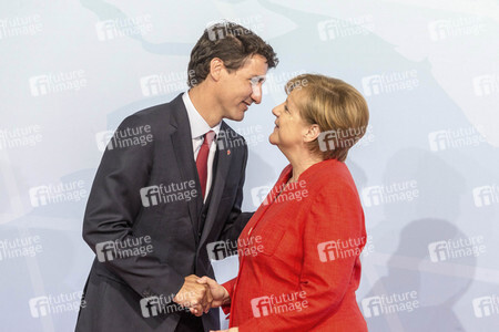 Begrüßung der G20-Gipfel Teilnehmer in Hamburg