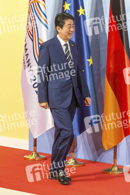 Begrüßung der G20-Gipfel Teilnehmer in Hamburg