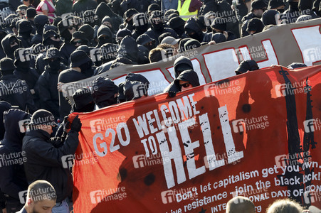 'G20 Welcome to Hell' Demo in Hamburg