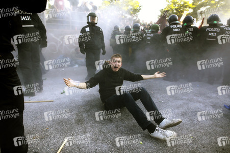 'G20 Welcome to Hell' Demo in Hamburg