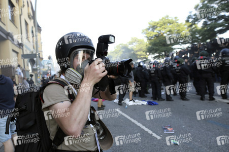 'G20 Welcome to Hell' Demo in Hamburg