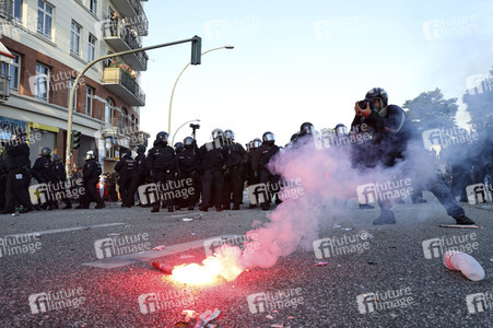 'G20 Welcome to Hell' Demo in Hamburg