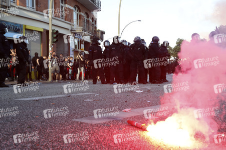 'G20 Welcome to Hell' Demo in Hamburg