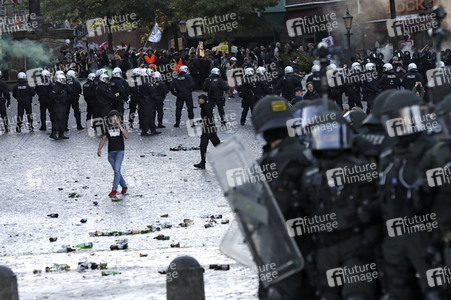 'G20 Welcome to Hell' Demo in Hamburg