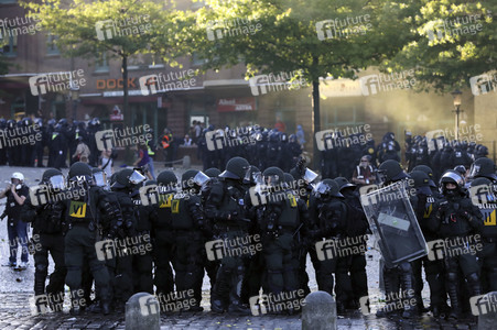 'G20 Welcome to Hell' Demo in Hamburg