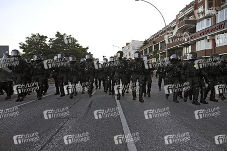 'G20 Welcome to Hell' Demo in Hamburg
