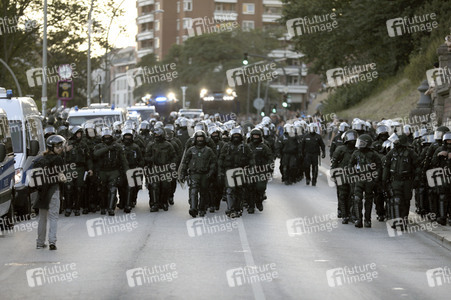 'G20 Welcome to Hell' Demo in Hamburg
