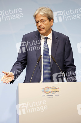 G20 Pressekonferenz von Paolo Gentiloni in Hamburg