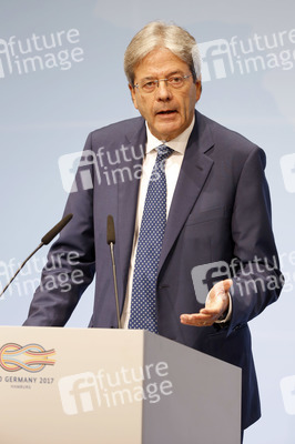 G20 Pressekonferenz von Paolo Gentiloni in Hamburg