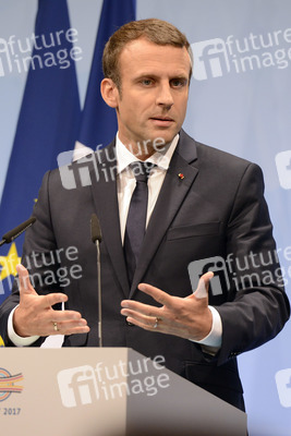G20 Pressekonferenz von Emmanuel Macron in Hamburg