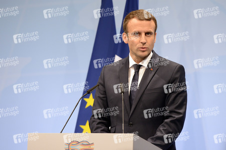 G20 Pressekonferenz von Emmanuel Macron in Hamburg