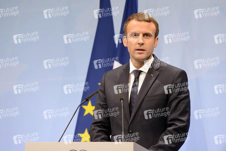 G20 Pressekonferenz von Emmanuel Macron in Hamburg