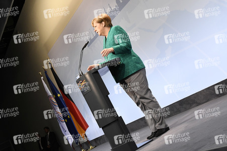 G20 Pressekonferenz von Angela Merkel in Hamburg