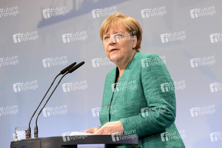 G20 Pressekonferenz von Angela Merkel in Hamburg