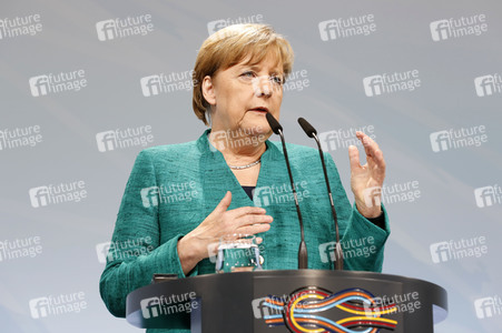 G20 Pressekonferenz von Angela Merkel in Hamburg