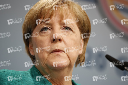 G20 Pressekonferenz von Angela Merkel in Hamburg