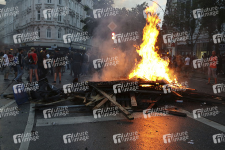G20 Demonstration und Ausschreitungen im Schanzenviertel in Hamburg