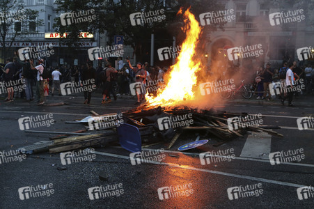 G20 Demonstration und Ausschreitungen im Schanzenviertel in Hamburg