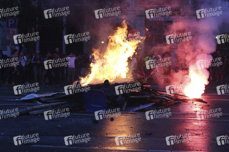 G20 Demonstration und Ausschreitungen im Schanzenviertel in Hamburg