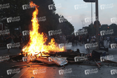 G20 Demonstration und Ausschreitungen im Schanzenviertel in Hamburg