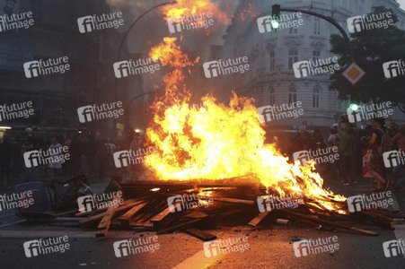 G20 Demonstration und Ausschreitungen im Schanzenviertel in Hamburg