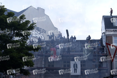 G20 Demonstration und Ausschreitungen im Schanzenviertel in Hamburg