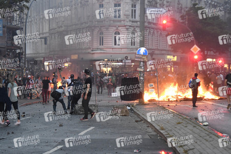 G20 Demonstration und Ausschreitungen im Schanzenviertel in Hamburg