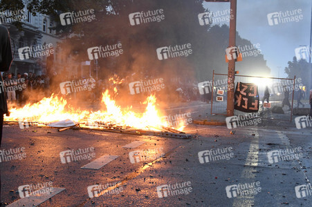 G20 Demonstration und Ausschreitungen im Schanzenviertel in Hamburg