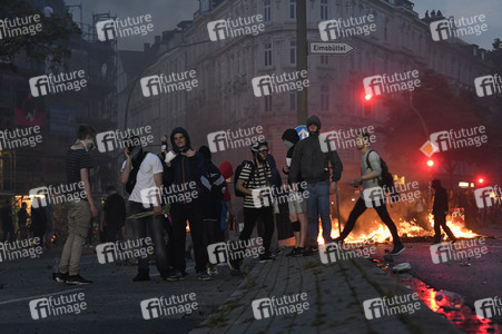 G20 Demonstration und Ausschreitungen im Schanzenviertel in Hamburg