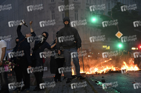 G20 Demonstration und Ausschreitungen im Schanzenviertel in Hamburg