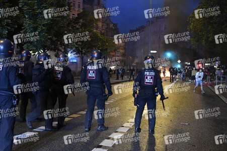 G20 Demonstration und Ausschreitungen im Schanzenviertel in Hamburg
