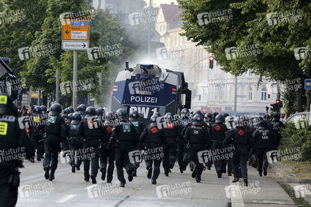 G20 Demonstration und Ausschreitungen im Schanzenviertel in Hamburg