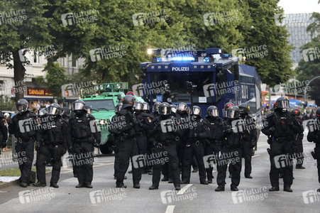 G20 Demonstration und Ausschreitungen im Schanzenviertel in Hamburg