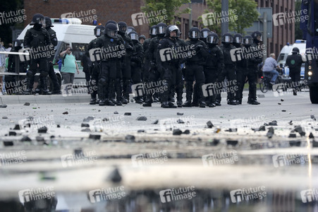 G20 Demonstration und Ausschreitungen im Schanzenviertel in Hamburg
