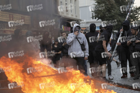 G20 Demonstration und Ausschreitungen im Schanzenviertel in Hamburg