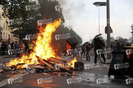 G20 Demonstration und Ausschreitungen im Schanzenviertel in Hamburg