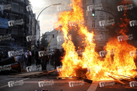 G20 Demonstration und Ausschreitungen im Schanzenviertel in Hamburg