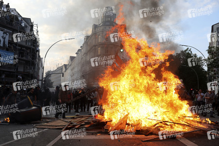 G20 Demonstration und Ausschreitungen im Schanzenviertel in Hamburg