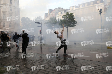 G20 Demonstration und Ausschreitungen im Schanzenviertel in Hamburg