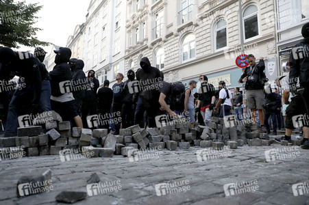 G20 Demonstration und Ausschreitungen im Schanzenviertel in Hamburg