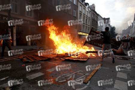 G20 Demonstration und Ausschreitungen im Schanzenviertel in Hamburg