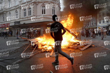 G20 Demonstration und Ausschreitungen im Schanzenviertel in Hamburg