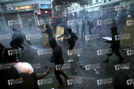 G20 Demonstration und Ausschreitungen im Schanzenviertel in Hamburg