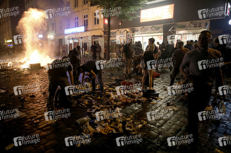 G20 Demonstration und Ausschreitungen im Schanzenviertel in Hamburg