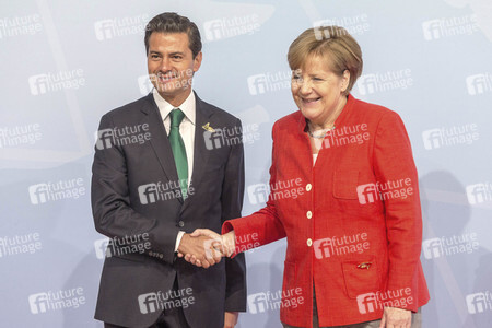 Begrüßung der G20-Gipfel Teilnehmer in Hamburg