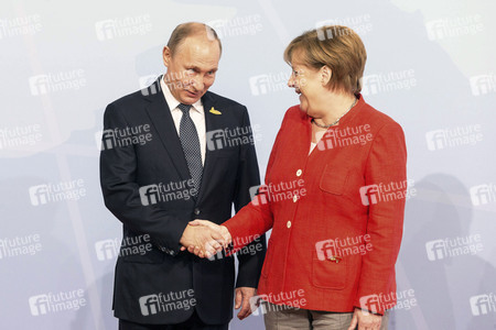 Begrüßung der G20-Gipfel Teilnehmer in Hamburg