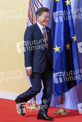 Begrüßung der G20-Gipfel Teilnehmer in Hamburg