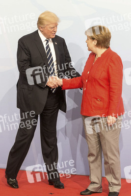 Begrüßung der G20-Gipfel Teilnehmer in Hamburg
